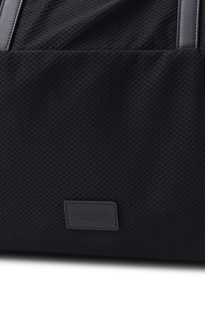 Сумка holdall weekender GIORGIO ARMANI черного цвета по цене 299500 руб., арт. GM004353/AF24478, фото 5 Сумка holdall weekender GIORGIO ARMANI, арт. GM004353/AF24478, фото 5