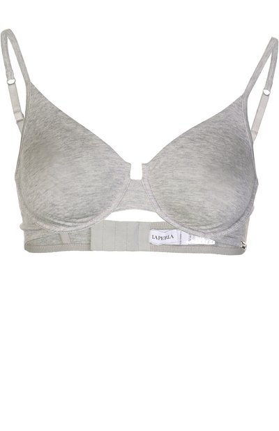 Однотонный бюстгальтер из смеси хлопка и вискозы LA PERLA, арт. 906441, фото 1