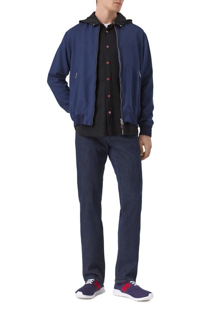 Мужская хлопковая рубашка KITON, арт. UMCPETEH0923417