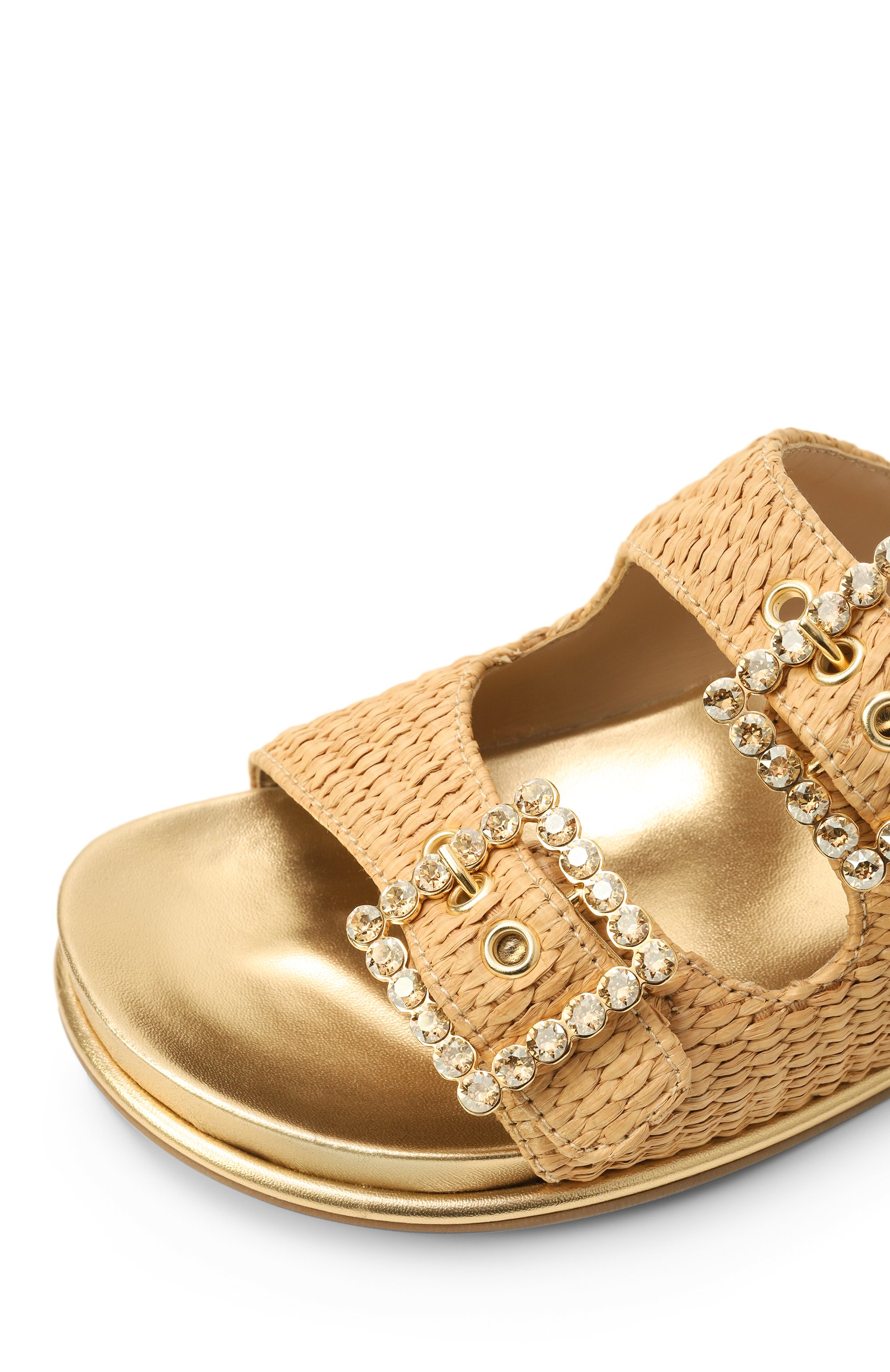 Шлепанцы poolside из рафии LE SILLA бежевого цвета по цене 75300 руб., арт. 3770B040MTPPMA0, фото 7 Шлепанцы poolside из рафии LE SILLA, арт. 3770B040MTPPMA0, фото 7