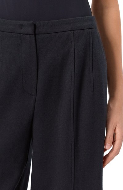 Брюки из шерсти и хлопка 12 STOREEZ черного цвета по цене 24000 руб., арт. 134996, фото 5 Брюки из шерсти и хлопка 12 STOREEZ, арт. 134996, фото 5