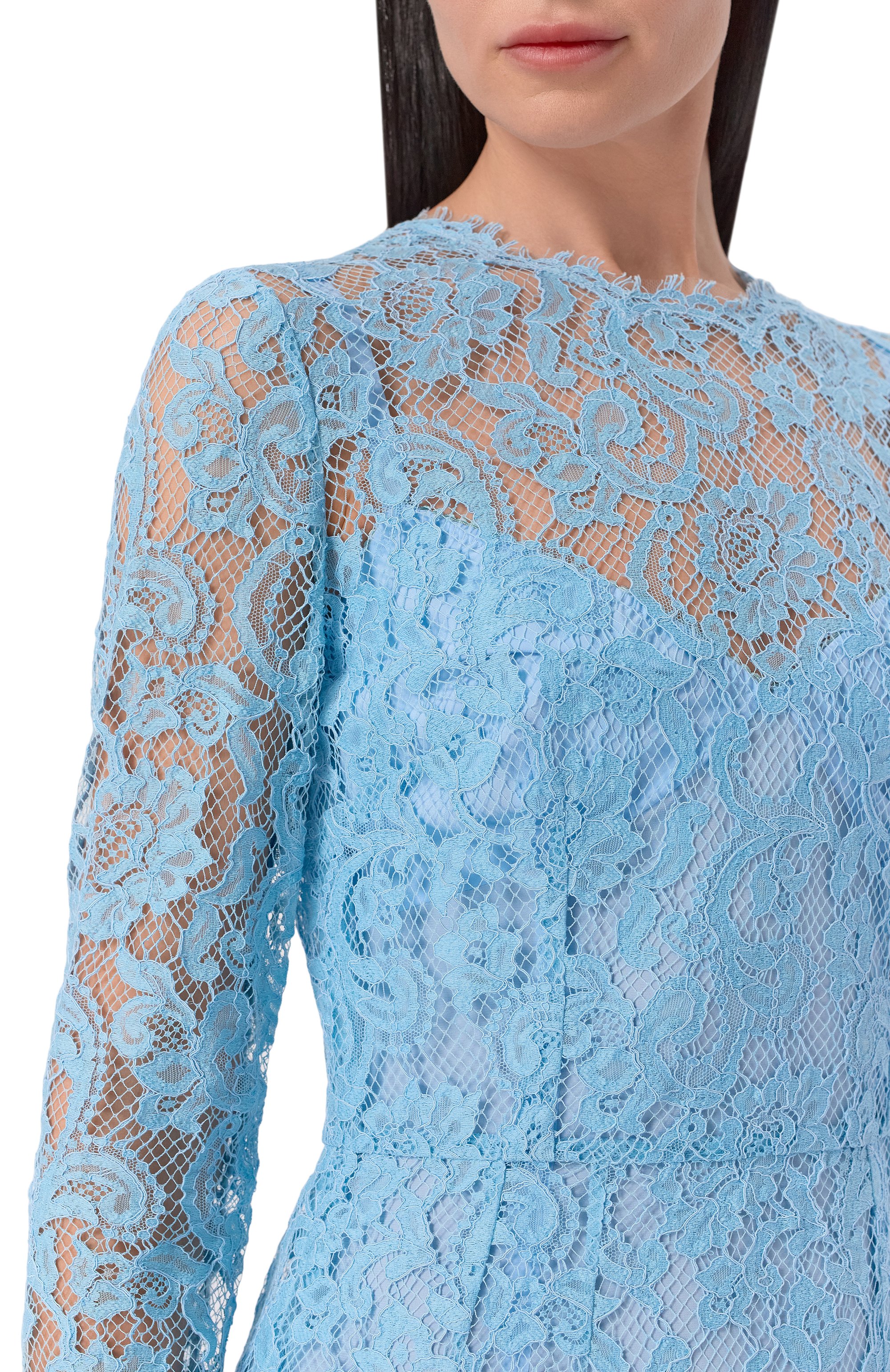 Платье из хлопка и вискозы DOLCE & GABBANA, арт. F6M0DT/ILMDR, фото 4