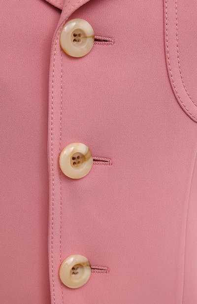 Жакет из вискозы GUCCI розового цвета по цене 194500 руб., арт. 643294/ZKR01, фото 5 Жакет из вискозы GUCCI, арт. 643294/ZKR01, фото 5
