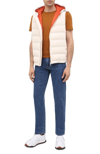 Джинсы CANALI синего цвета по цене 37800 руб., арт. 91732R/PX00818, фото 2 Джинсы CANALI, арт. 91732R/PX00818, фото 2