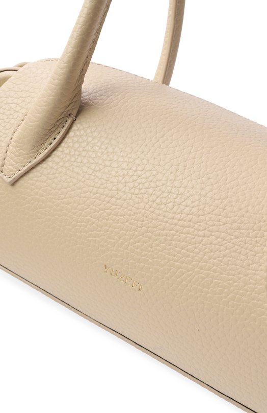 Сумка Oyster mini Yuzefi 0YSTER SH0ULDER BAG MINI/PEBBLE GRAIN LEATHER Кремовый  0YSTER SH0ULDER BAG MINI/PEBBLE GRAIN LEATHER Фото 6