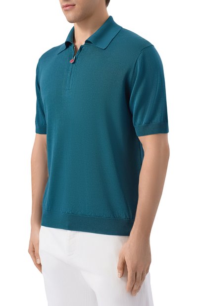 Шелковое поло KITON, арт. UMK0851, фото 3