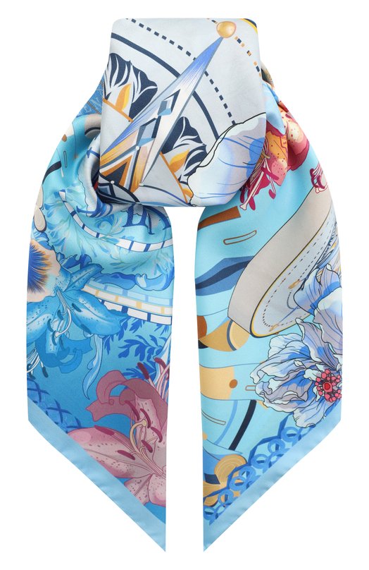 Шелковый платок Compass Radical Chic 720011.07.02 Голубой 720011.07.02
