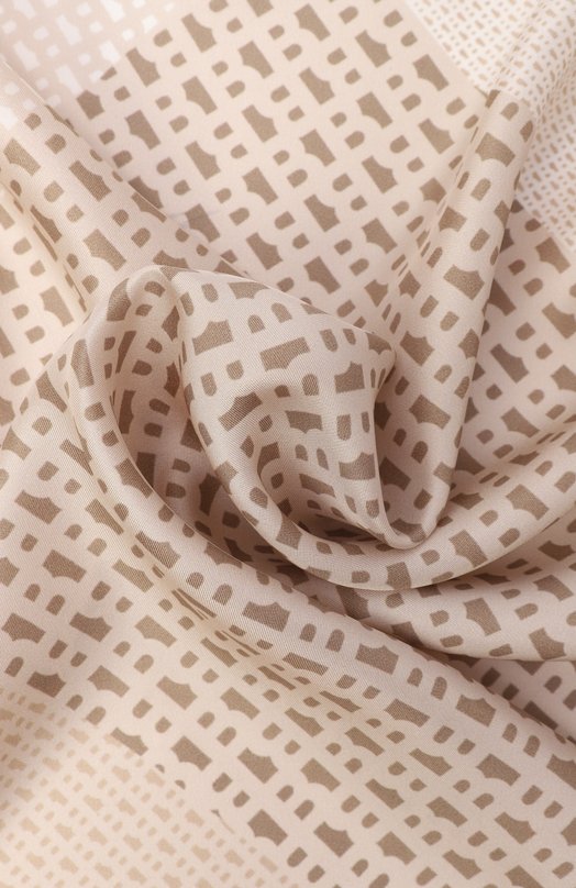 Шелковый платок BOSS 50536118 Бежевый  50536118 Фото 3