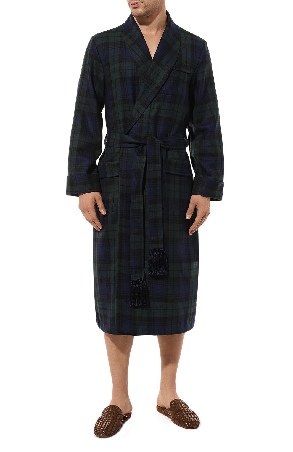 Шерстяной халат DEREK ROSE, арт. 5510/TART001, фото 2