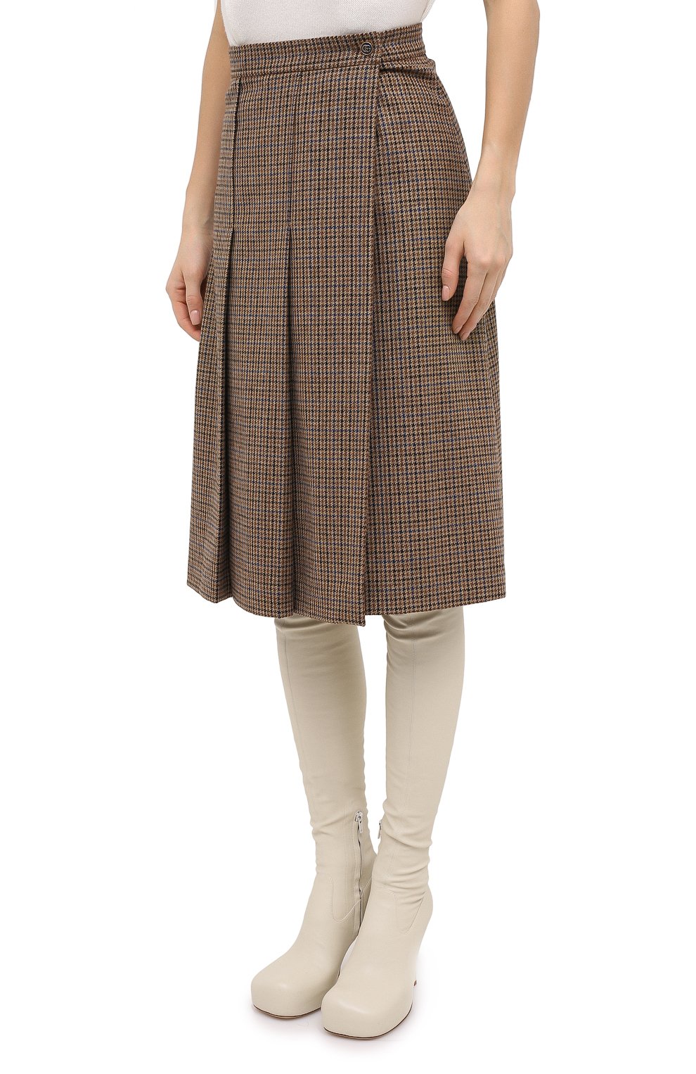 Шерстяная юбка GUCCI, арт. 633219/ZAFAW, фото 3