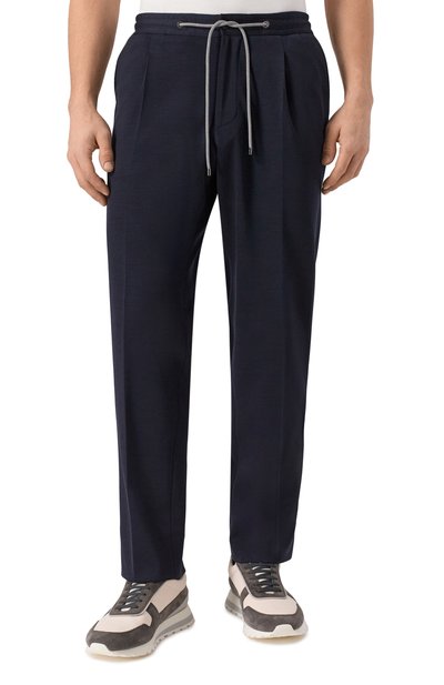 Брюки из шерсти и хлопка CORNELIANI, арт. 274L19/2718800, фото 3