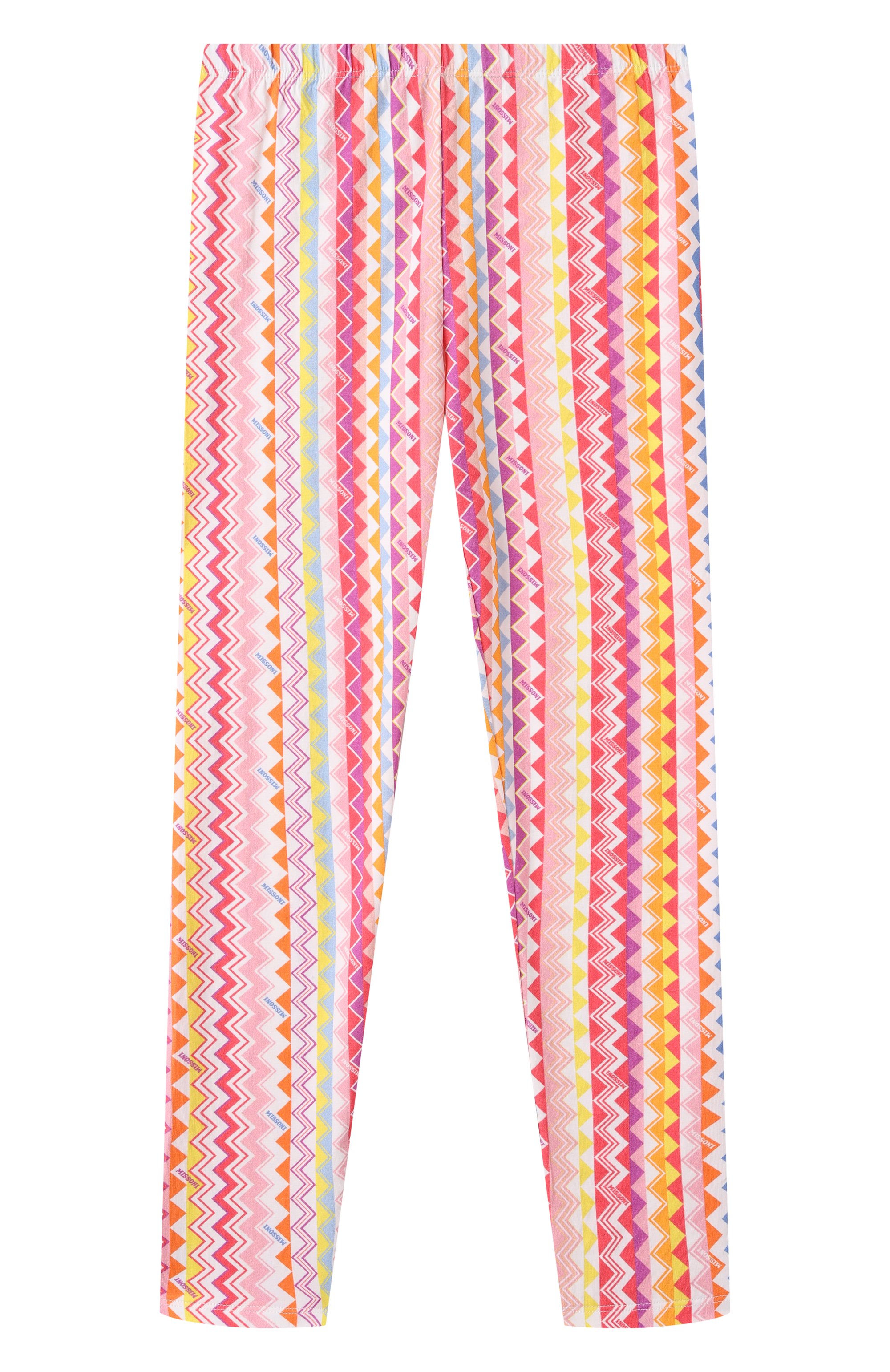 Хлопковые легинсы MISSONI разноцветного цвета по цене 12250 руб., арт. MW6A20/Z2852/12-16, фото 1 Хлопковые легинсы MISSONI, арт. MW6A20/Z2852/12-16, фото 1