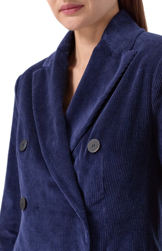 Вельветовый жакет Antonelli Firenze M3104P/680B Синий  M3104P/680B Фото 5