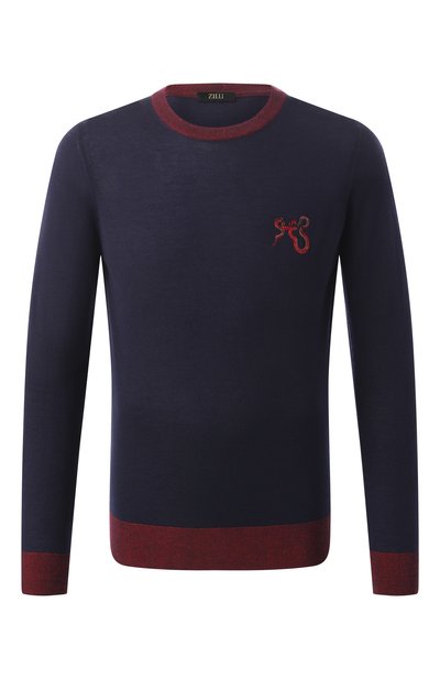 Мужской джемпер из кашемира и шелка ZILLI, арт. KRN001M0330VSNAK0