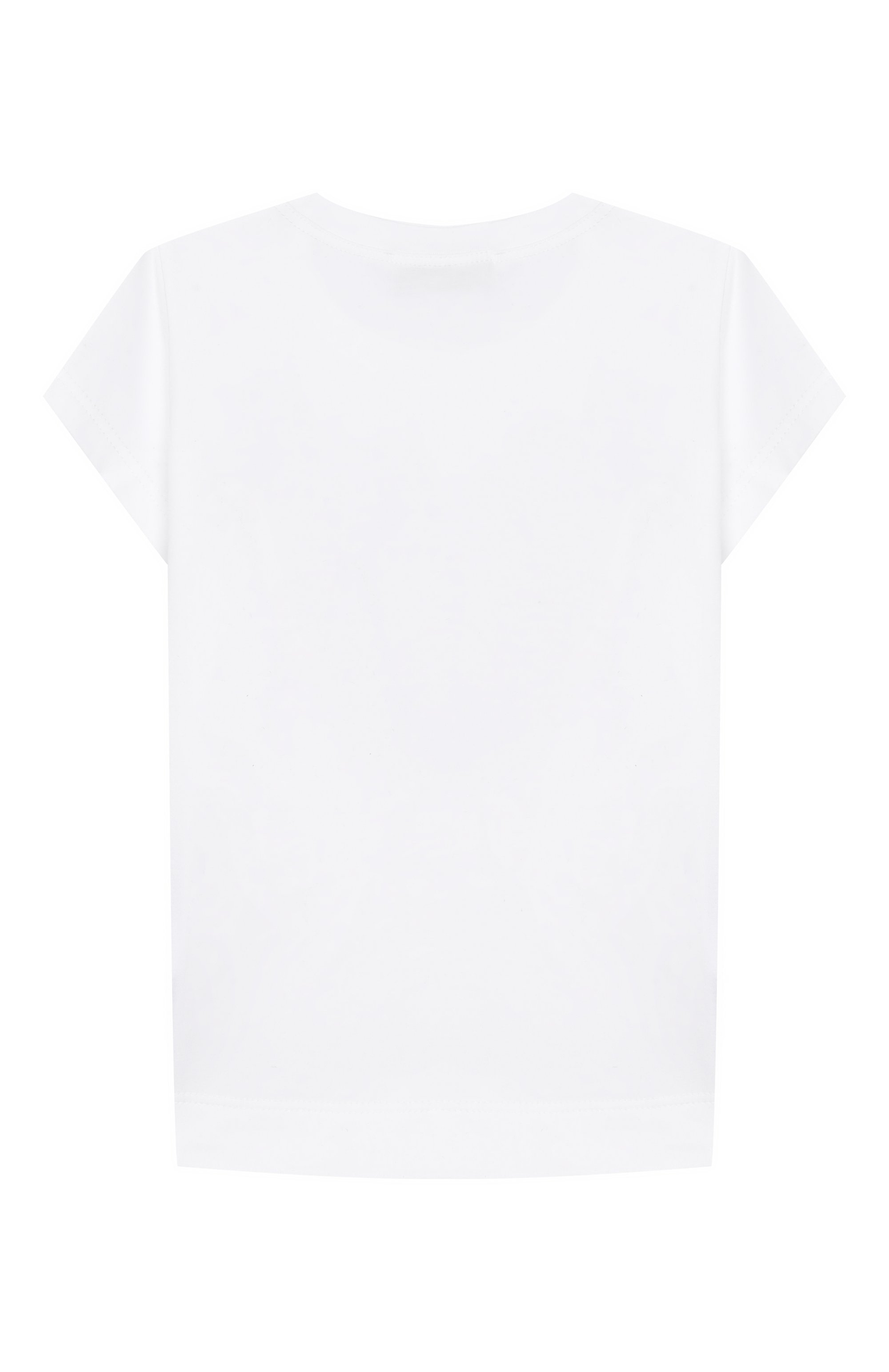 Хлопковая футболка MONNALISA, арт. 19E604, фото 2