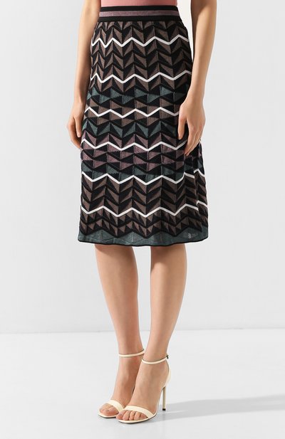 Юбка из смеси шерсти и хлопка M MISSONI разноцветного цвета по цене 42850 руб., арт. 2DH00060/2K001Z, фото 3 Юбка из смеси шерсти и хлопка M MISSONI, арт. 2DH00060/2K001Z, фото 3