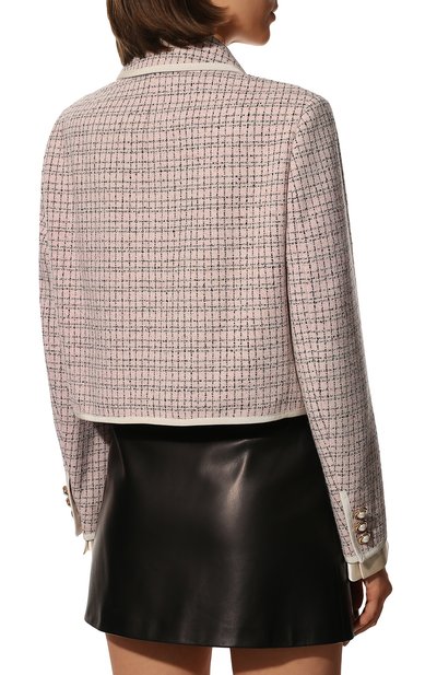 Жакет из шерсти и хлопка MIU MIU, арт. MH1606-6J1-F0E18, фото 4
