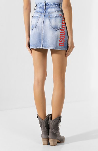 Джинсовая юбка DSQUARED2, арт. S73MA0474/S30309, фото 4