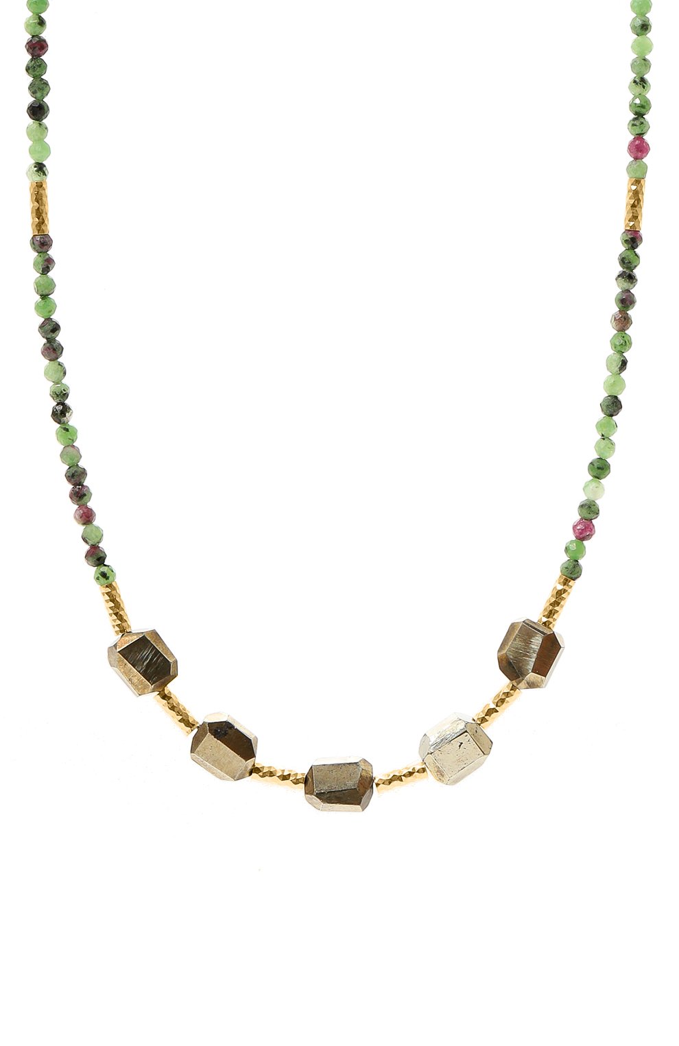 Колье HANKA_IN темно-серого цвета по цене 20600 руб., арт. ELEM-CH-Z0I-PYR-1M, фото 3 Колье HANKA_IN, арт. ELEM-CH-Z0I-PYR-1M, фото 3