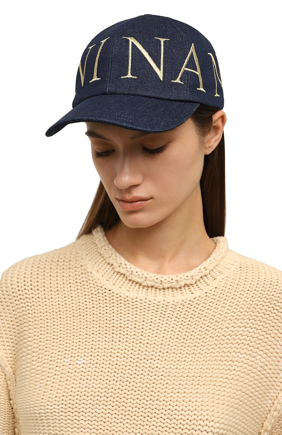 Джинсовая бейсболка NINA RICCI, арт. 23AAA0093C0T028, фото 2