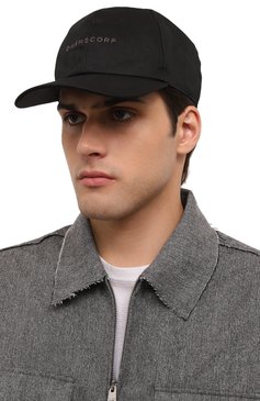 Мужская хлопковая бейсболка RICK OWENS черного цвета, арт. RR01D3400/TWEM12 | Фото 2 (Нос: Не проставлено; Материал: Текстиль, Хлопок; Материал сплава: Проставлено)