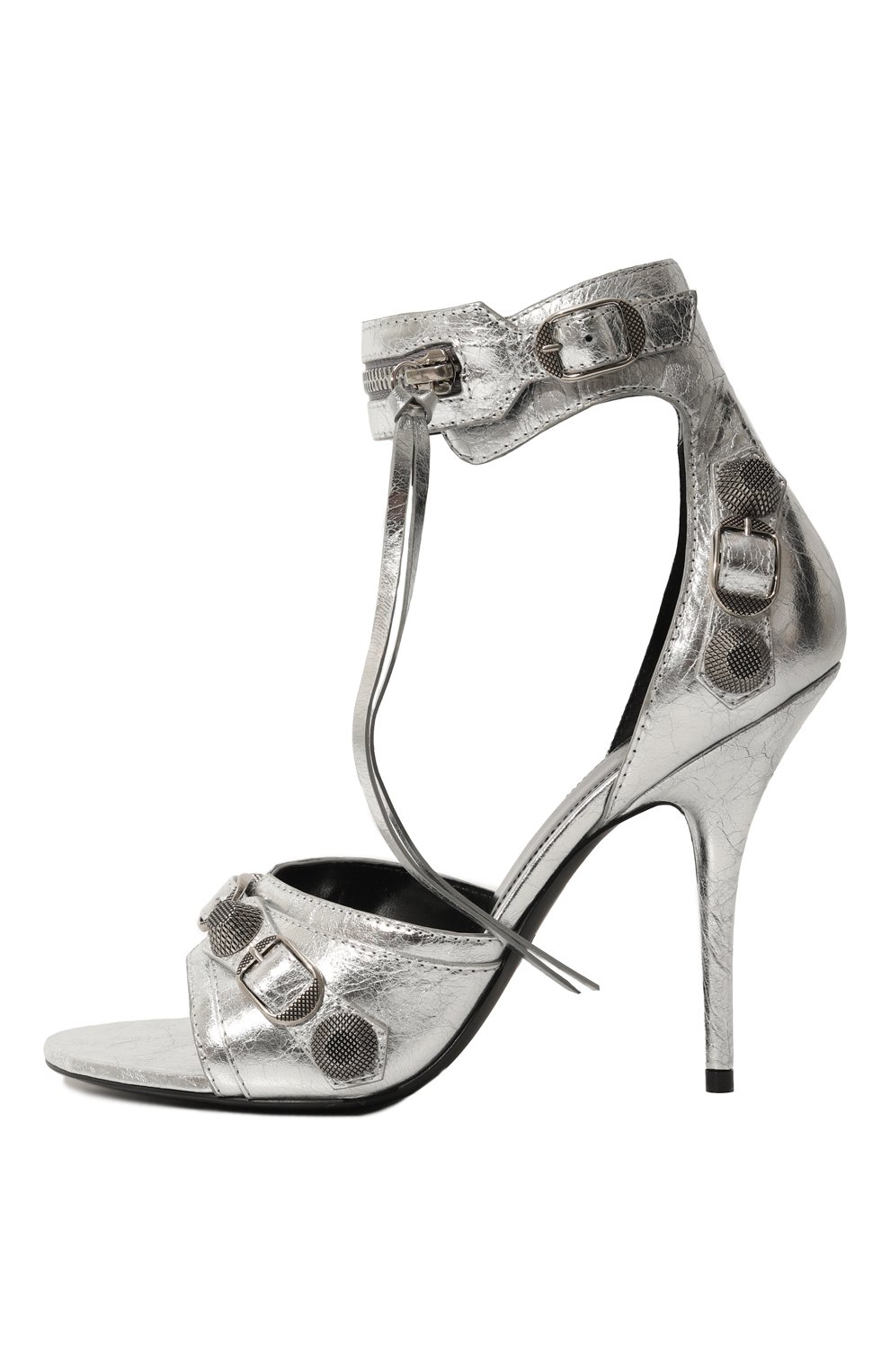 Кожаные босоножки cagole 110 BALENCIAGA, арт. 743057/WBDK3, фото 5