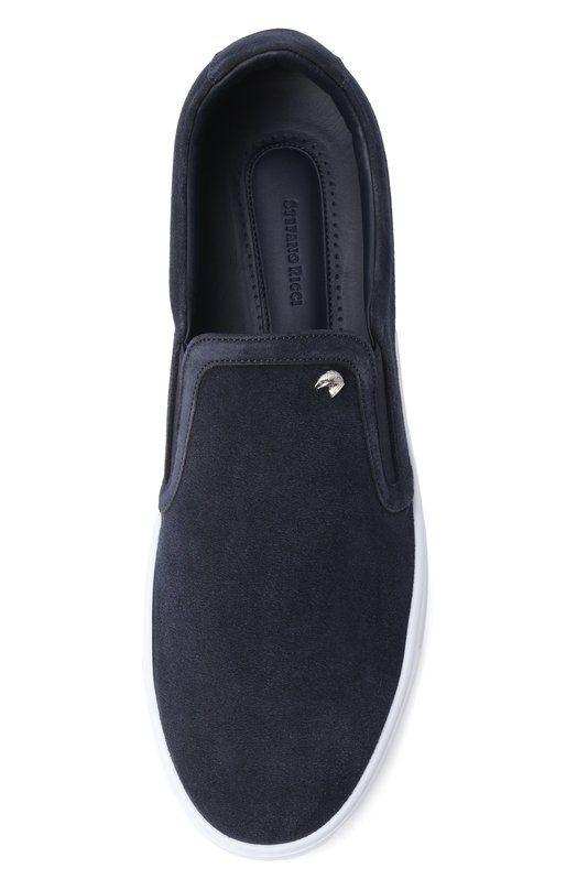 Замшевые слипоны Stefano Ricci UF50_G2283/SDP Синий  UF50_G2283/SDP Фото 5