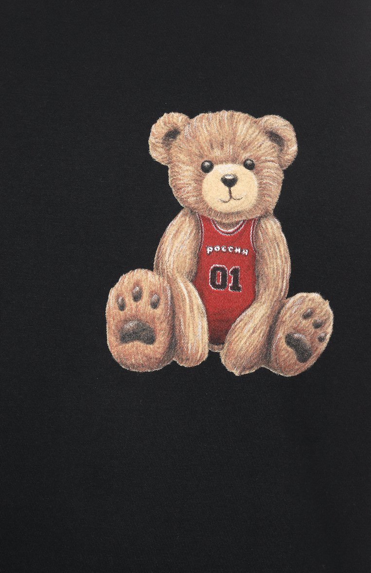 Мужская хлопковая футболка DOMREBEL черного цвета, арт. M GAMEBEAR/TSHIRT | Фото 6 (Рукава: Короткие; Материал внешний: Хлопок; Длина (для топов): Стандартные; Стили: Гранж; Принт: С принтом; Мужское Кросс-КТ: Футболка-одежда; Кросс-КТ: Джерси; Автоматизация состава: Проставлено; Автоматизация ТО: Проставлено)