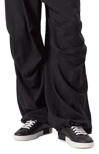 Кожаные кеды portofino DOLCE & GABBANA, арт. CS2216/AH527, фото 3