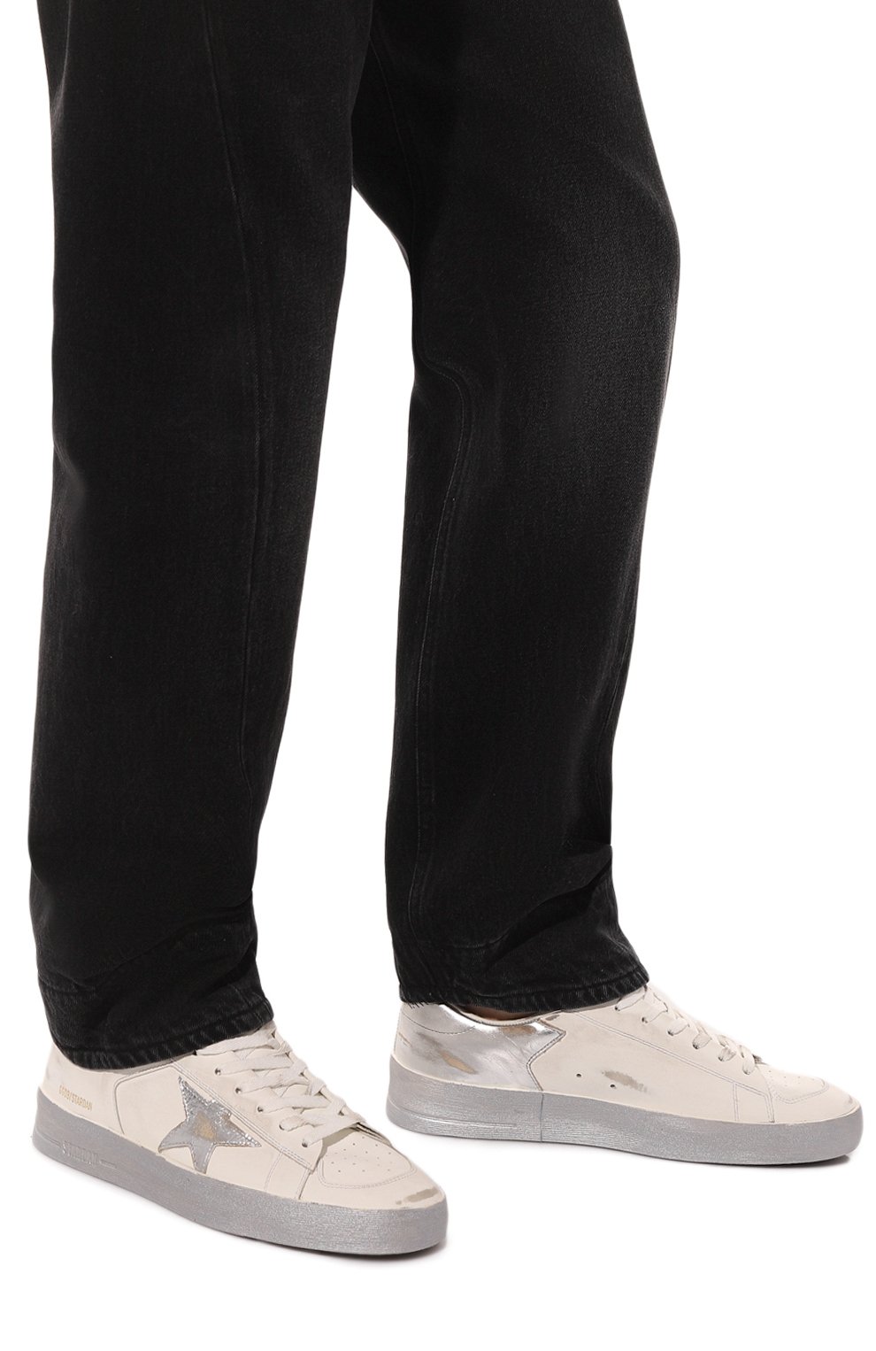 Кожаные кеды stardan GOLDEN GOOSE DELUXE BRAND, арт. GMF00128/F0021878018, фото 3