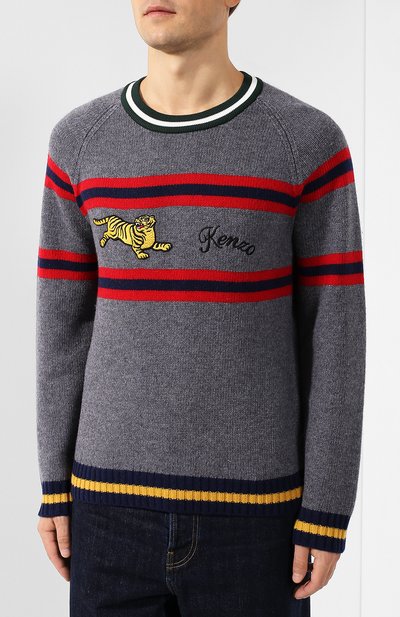 Шерстяной джемпер KENZO, арт. F965PU2283DI, фото 3