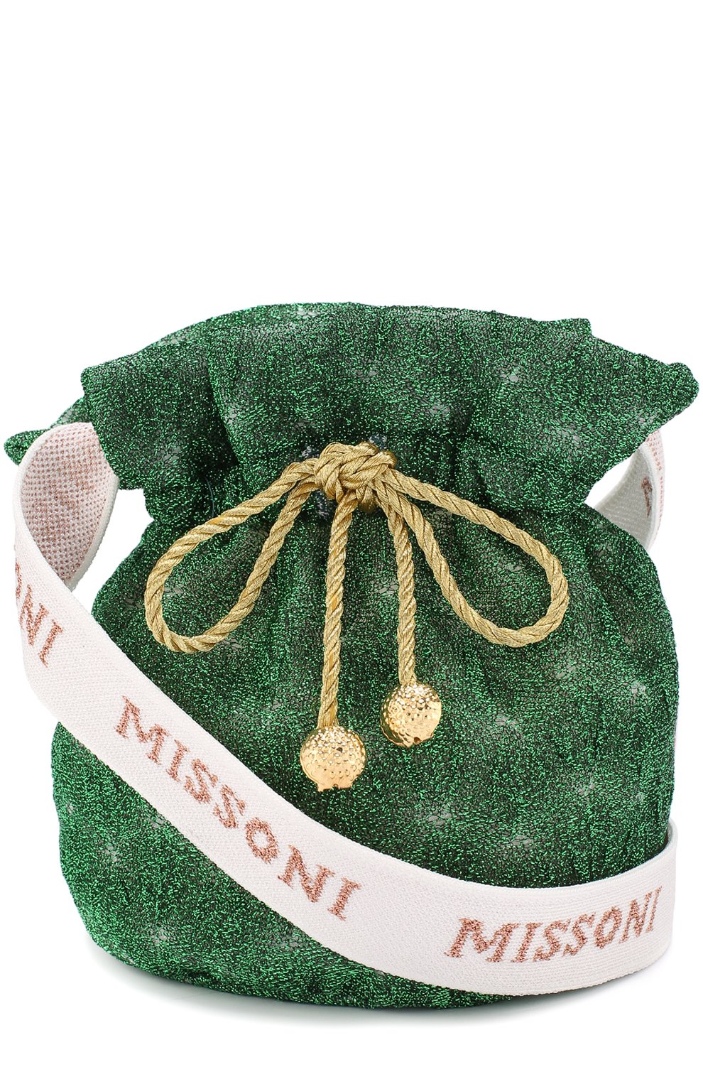 Сумка-кисет с металлизированной отделкой MISSONI, арт. E18.BA.219365, фото 4