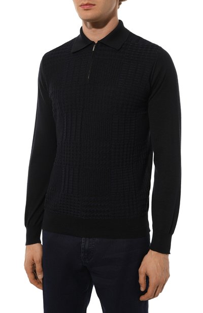 Поло из кашемира и шелка ZILLI, арт. KZP001M0330VPDG00, фото 3