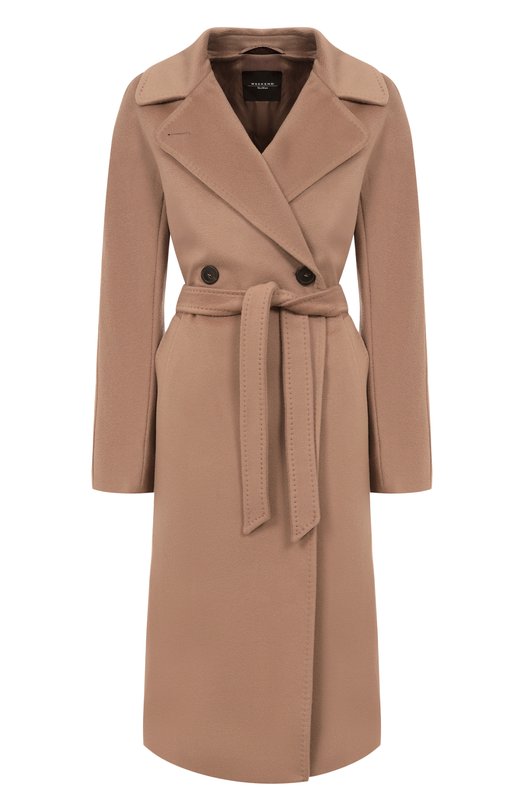 Шерстяное пальто Weekend Max Mara RESINA Бежевый RESINA