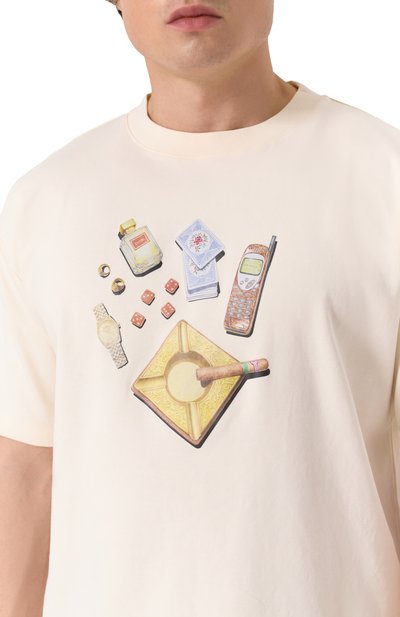 Хлопковая футболка DROLE DE MONSIEUR, арт. E-TS218-C0002-CM, фото 5