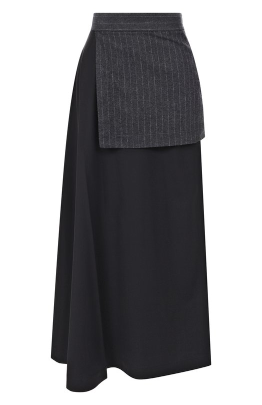 Шерстяная юбка Isabel Benenato DW38F25 Серый DW38F25