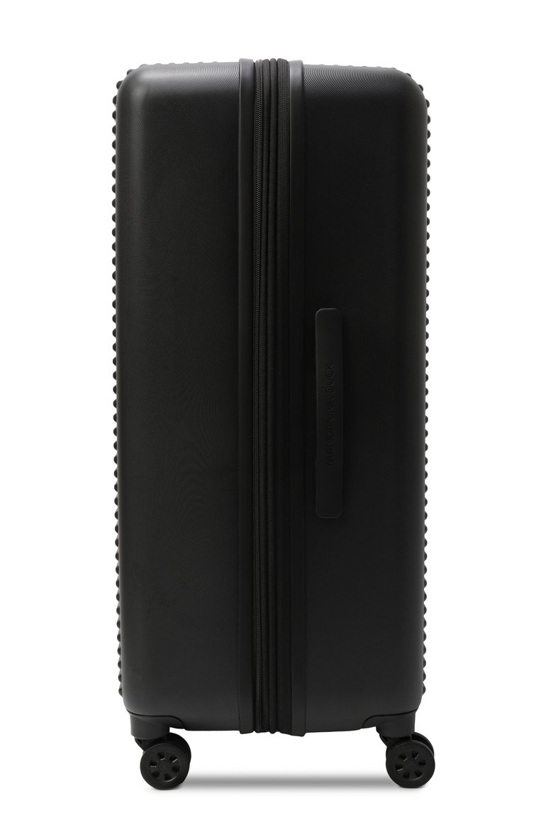 Женский чемодан tank case large MANDARINA DUCK черного цвета, арт. FSV24-651 | Фото 3 (Материал: Пластик; Размер: large; Автоматизация состава: Проставлено; Автоматизация ТО: Проставлено)