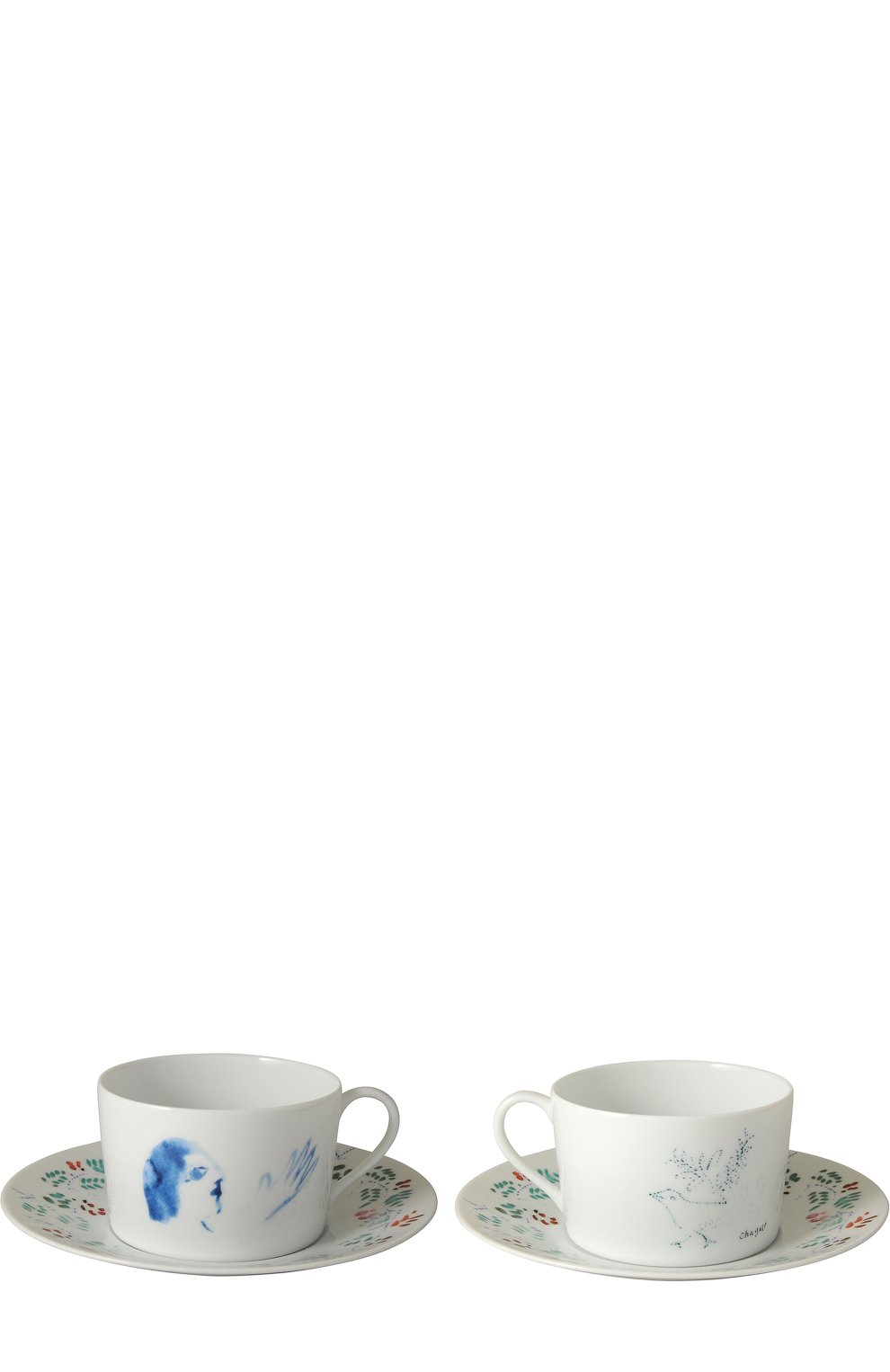 Набор из двух чашек с блюдцами marc chagall BERNARDAUD, арт. 0088/83-2, фото 1