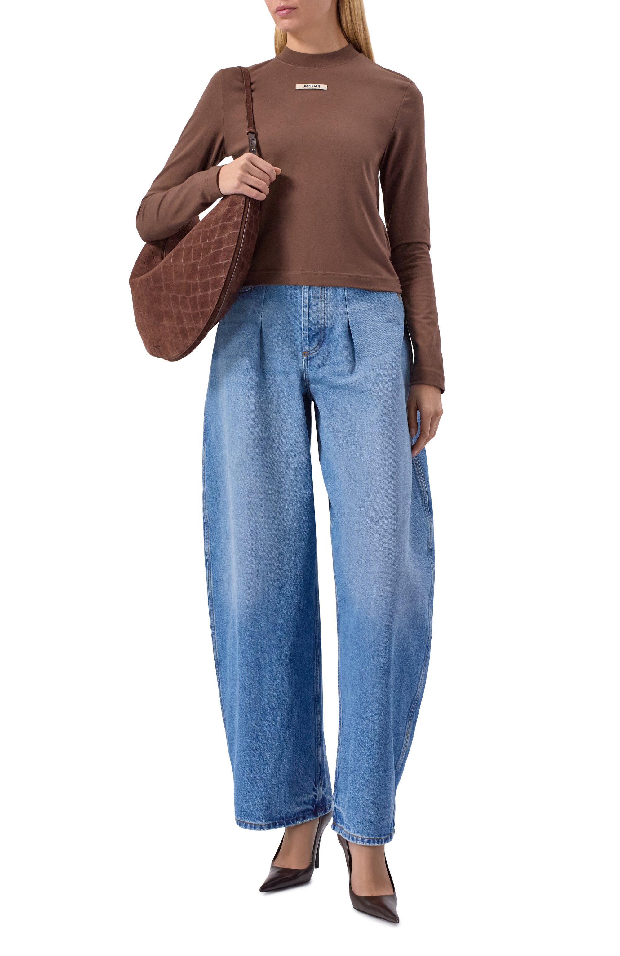 Хлопковый лонгслив JACQUEMUS, арт. 24ETSW00155/AJ00124, фото 2