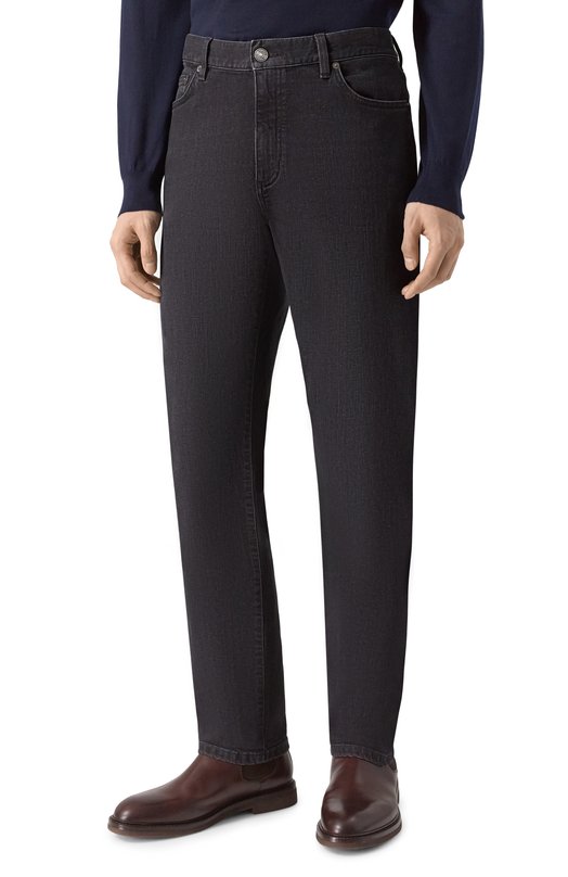 Джинсы Zegna CITY.002/E8I80 Чёрный  CITY.002/E8I80 Фото 3
