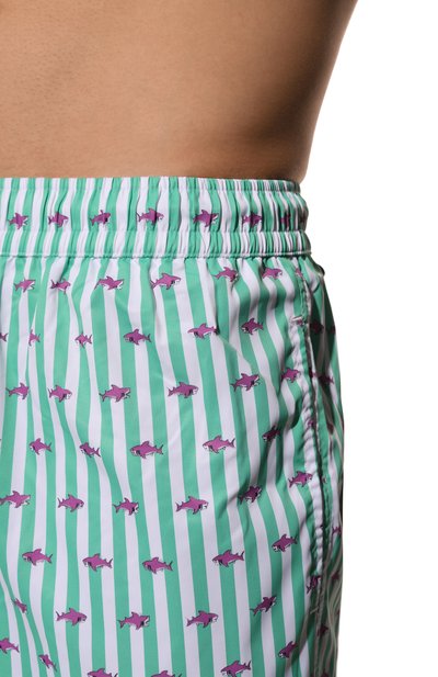 Плавки-шорты FEFE` бирюзового цвета по цене 17250 руб., арт. B0XER SWIMWEAR/BG20614-01, фото 4 Плавки-шорты FEFE`, арт. B0XER SWIMWEAR/BG20614-01, фото 4