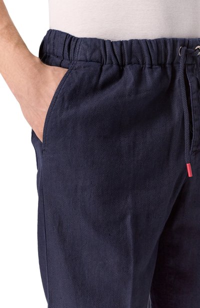 Брюки изо льна и хлопка KITON, арт. UPR003LK0636F19, фото 5