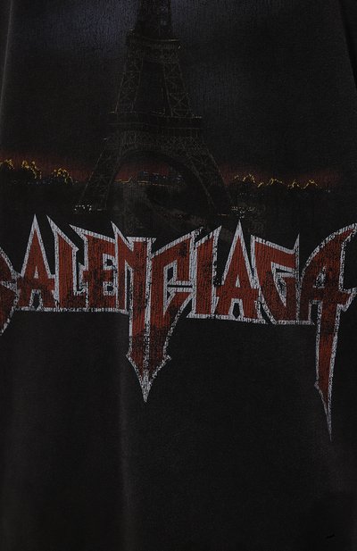 Хлопковая футболка BALENCIAGA, арт. 791615/TQVY2, фото 5