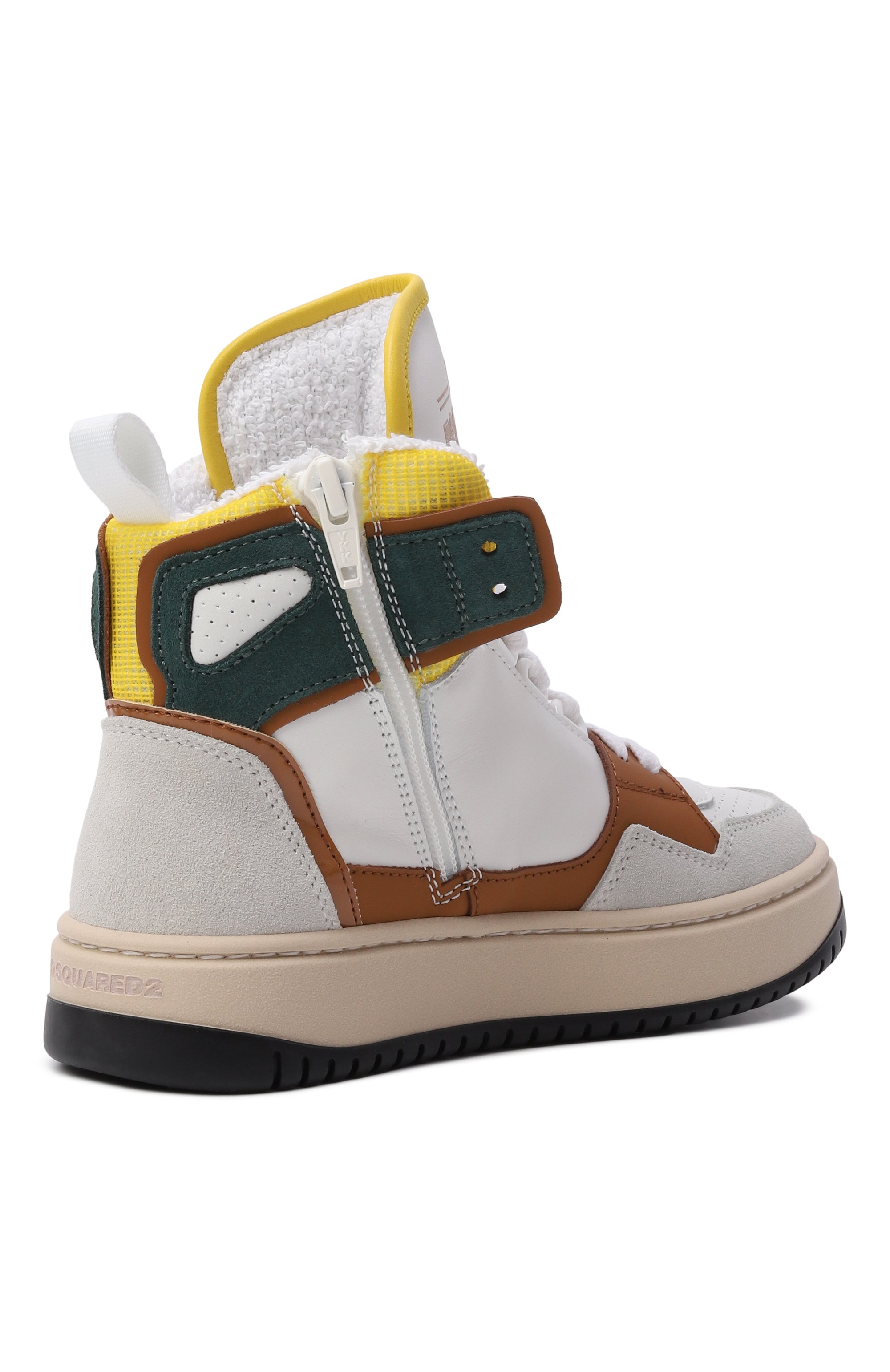 Кожаные кеды DSQUARED2, арт. 82782/VAR2_001, фото 3