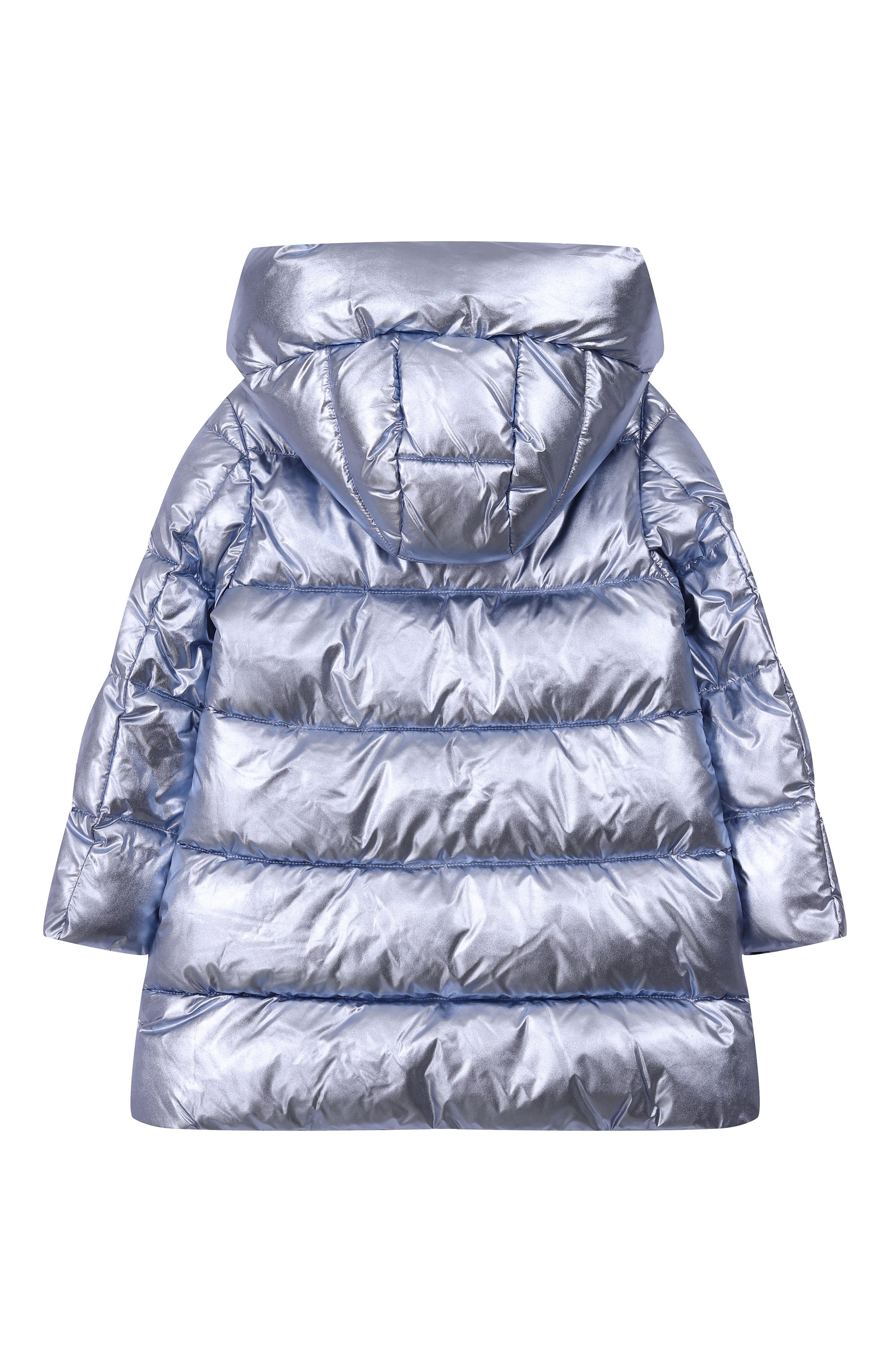 Утепленное пальто SAVE THE DUCK голубого цвета по цене 35650 руб., арт. J45510G/ELSI/ICED21_001, фото 2 Утепленное пальто SAVE THE DUCK, арт. J45510G/ELSI/ICED21_001, фото 2