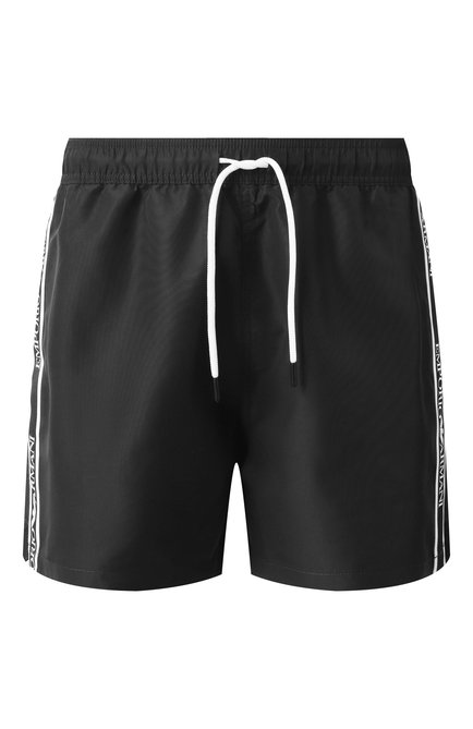 Мужские плавки-шорты EMPORIO ARMANI черного цвета, арт. EM000583/AF12333 | Фото 1 (Нос: Не проставлено; Материал сплава: Проставлено)