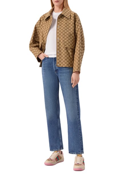 Комбинированные кеды screener GUCCI, арт. 677423/9SFR0, фото 3