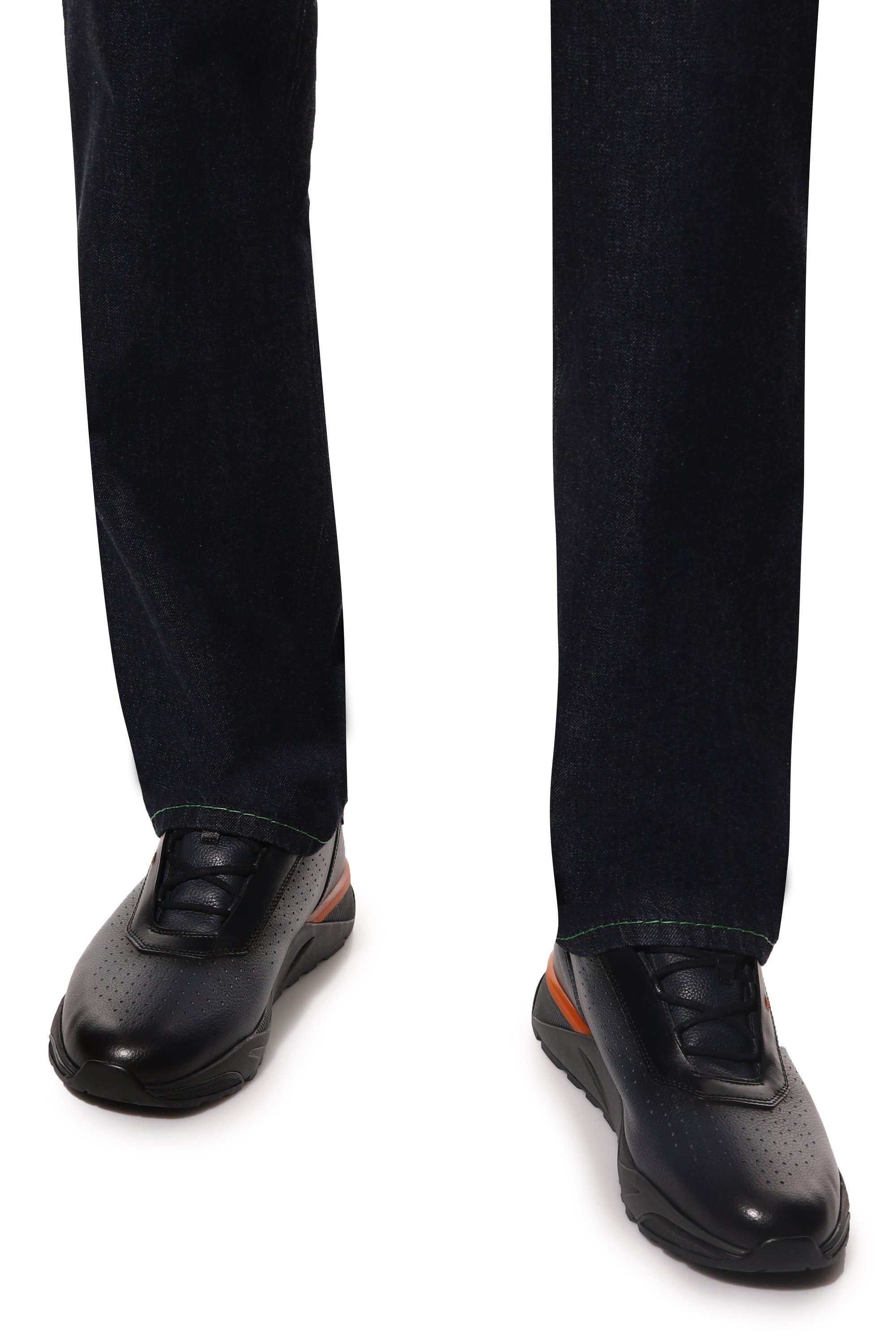 Кожаные кроссовки SANTONI, арт. MBIM21783SK0PDYEU53, фото 3