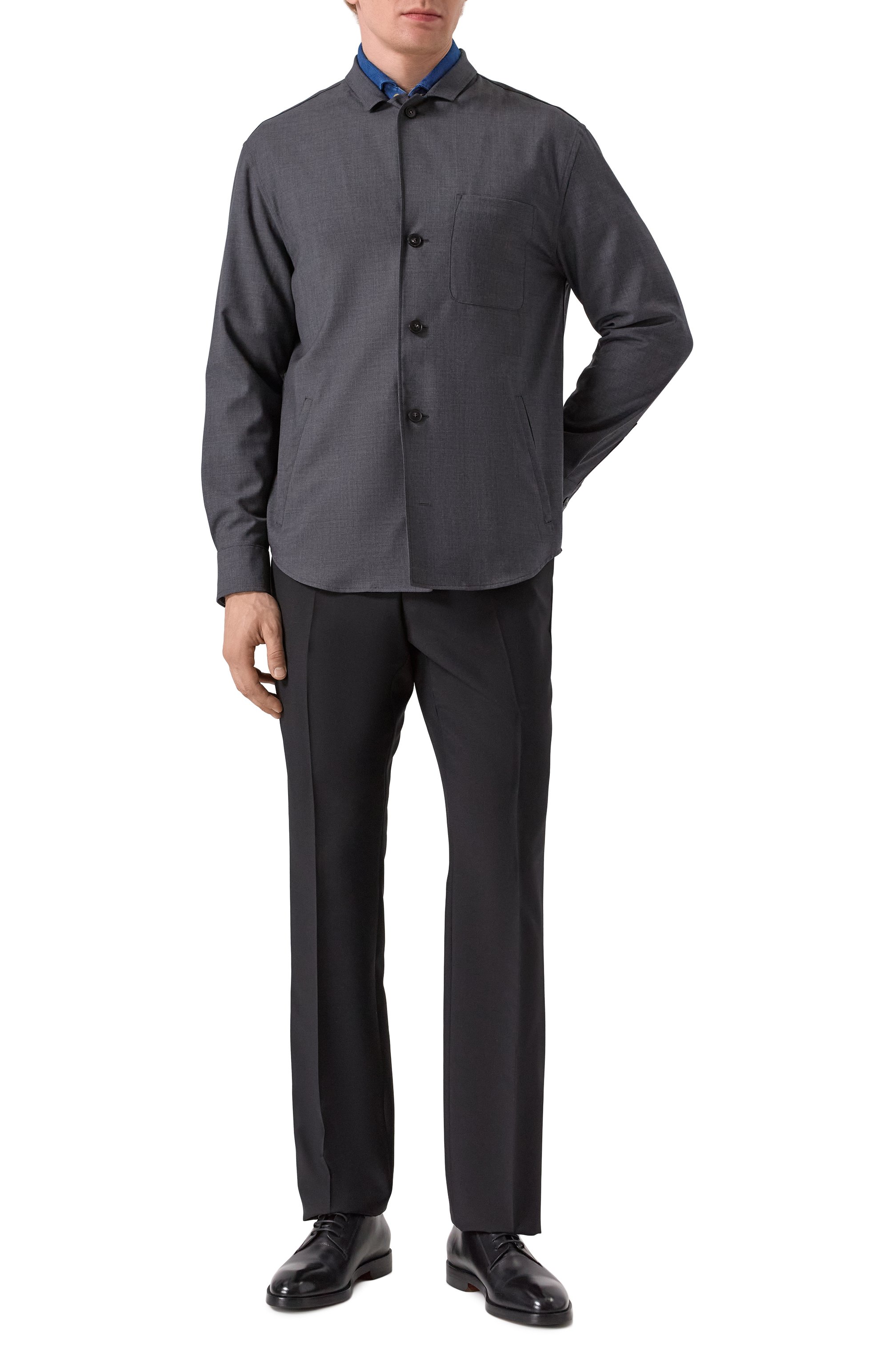 Шерстяной пиджак CANALI, арт. 31015/AR03652, фото 3