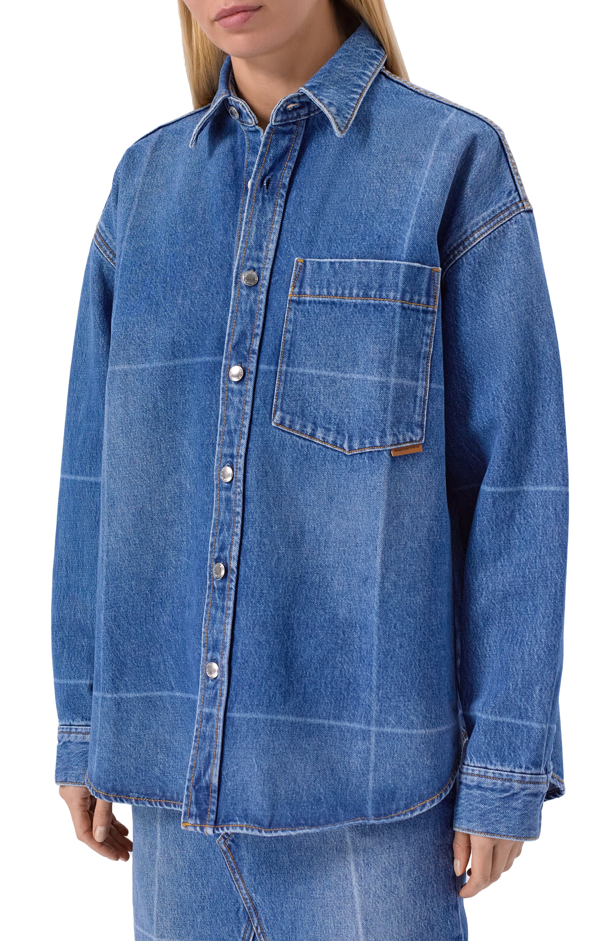 Джинсовая рубашка ALEXANDER WANG, арт. 4DC4252847, фото 3